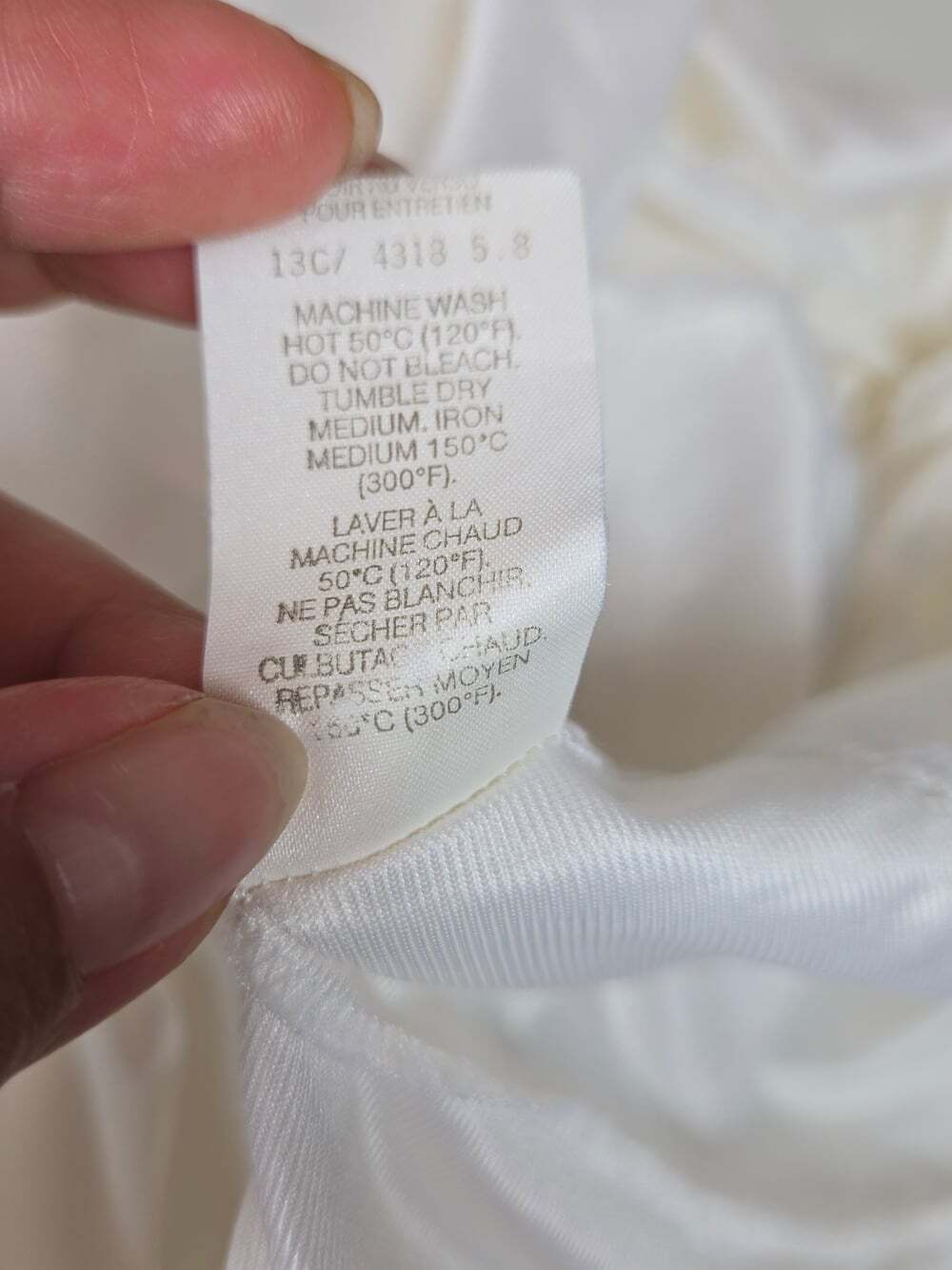 Vintage St Michael Marks & Spencer White Nylon Lace Slip Dress Nightgown 40 (L) - Picture 8 of 8